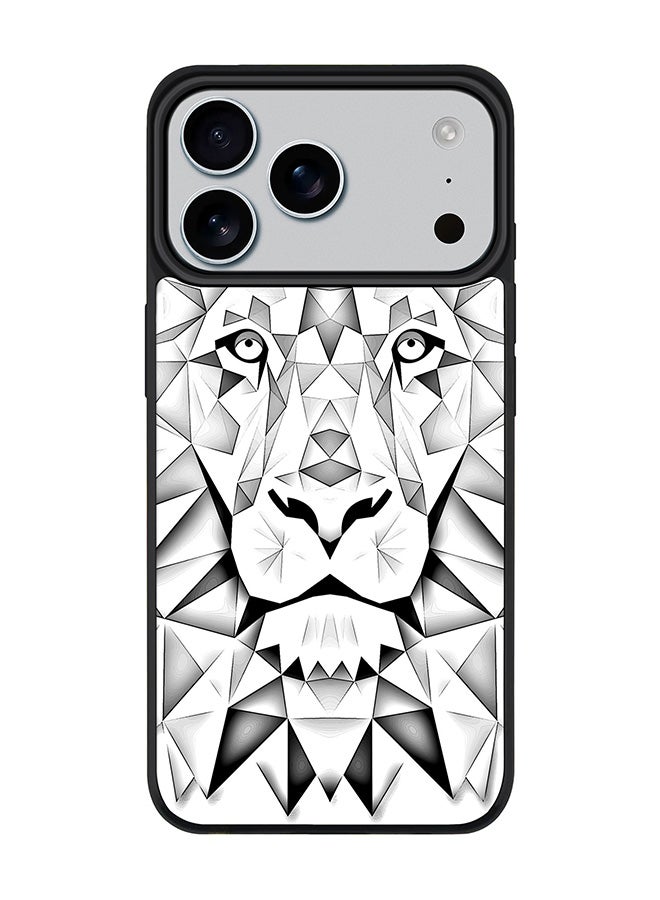 Stylizedd iPhone 17 Pro Max Case, [Compatible with MagSafe] Slim Magnetic cover Phone Case iPhone 17 Pro Max -Poly Lion - Image 1