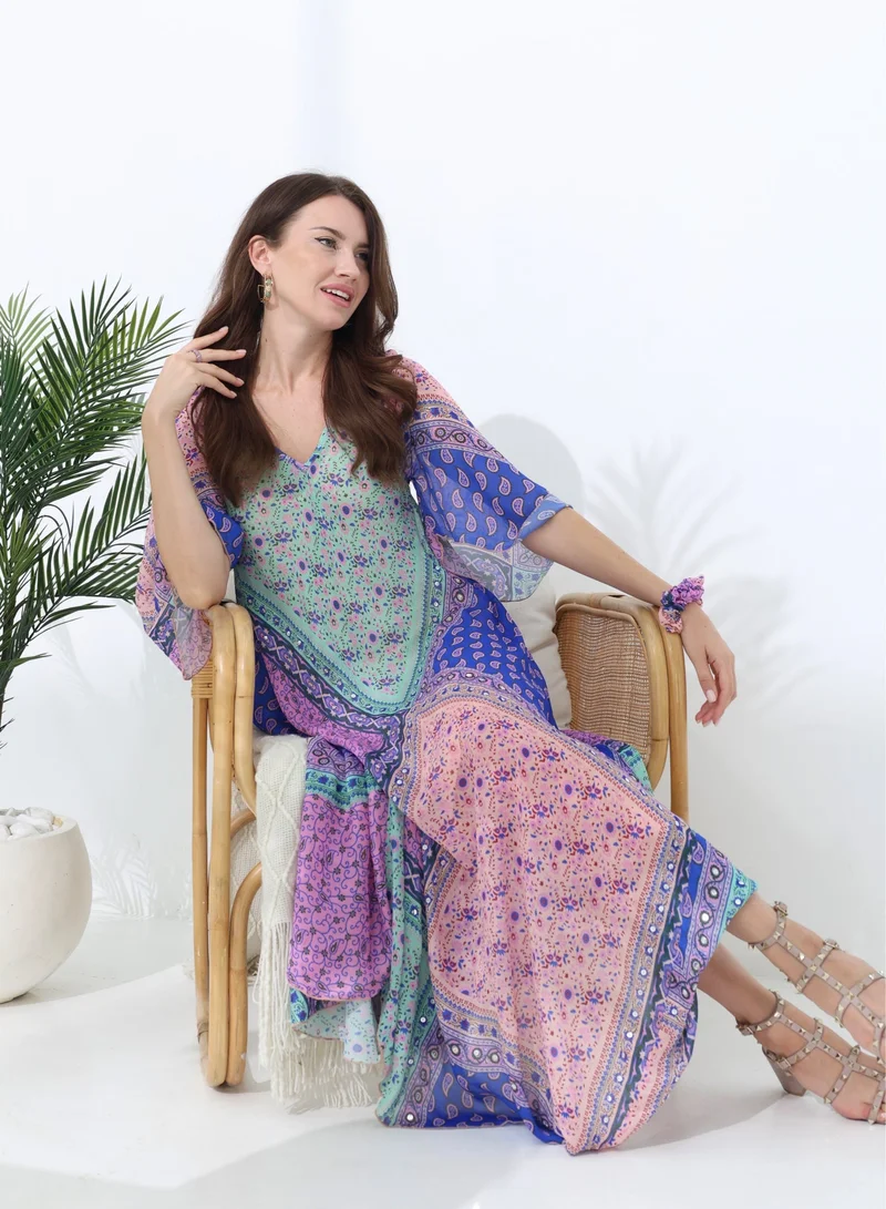 That’s My Gal Bandana Print Maxi Dress