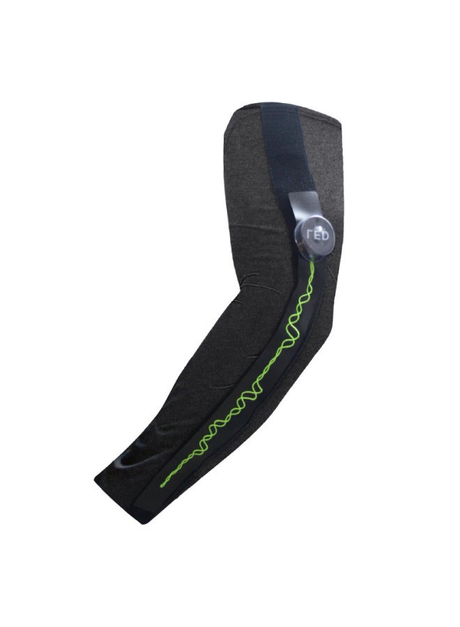 Glow-in-the-dark Charging Led Arm Guards, Traffic Cycling Road Safety Warning Sleeves, Outdoor Gift Sleeves