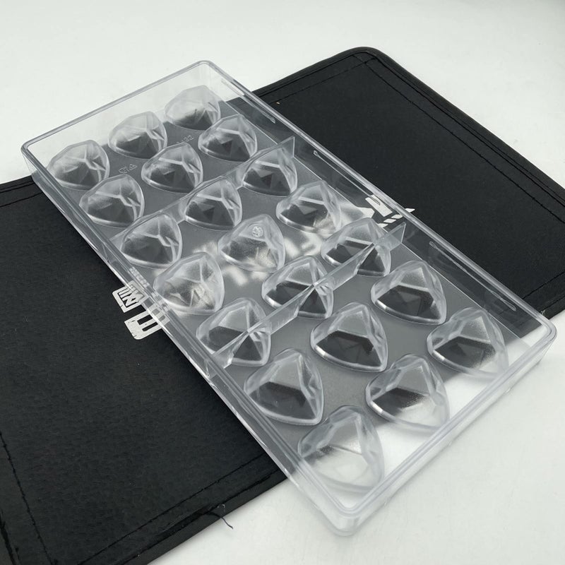 Goldbaking Diamond Heart Chocolate Mold Poly-carbonate Chocolate Mould Candy Tray - Image 4