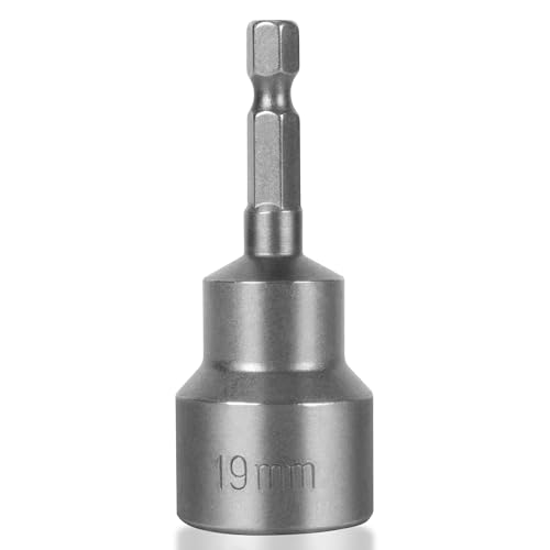 TONDA RV Scissor Jack Socket, Camper Travel Trailer Drill Adapter, Works with 3/4 inch or 19mm Hex Drive Jacks, 1/4 Inch Hex Shank, 1 PACK - Image 1