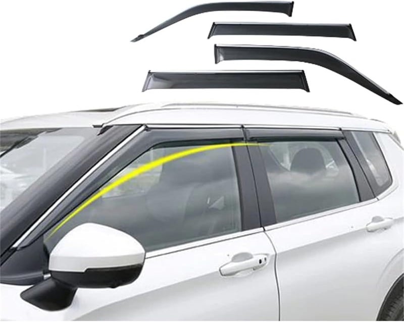 QASULER Window Visor for Mitsubishi Outlander 2023-2024 - Image 5