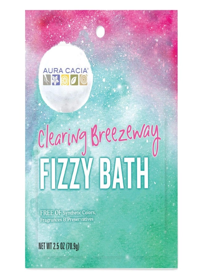 Aura Cacia Clearing Breezeway Fizzy Bath | GC/MS Tested for Purity | 2.5 oz (70.9g) - Image 1