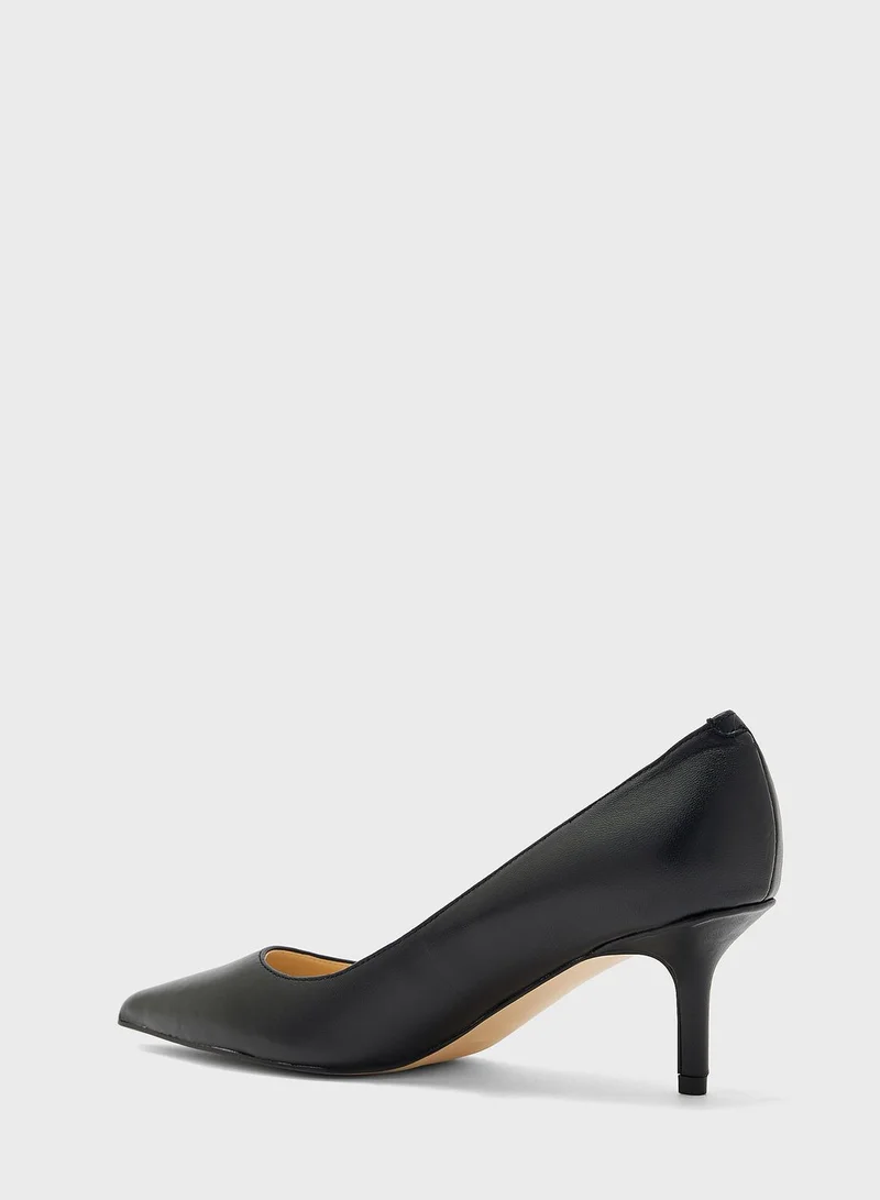 NINE WEST Pointed Toe Low Heel Pumps