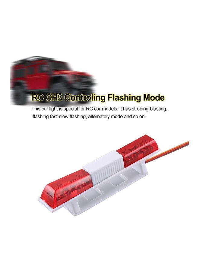 Loquat RC Car Police Alarming Light 12 x 5.5 3cm - Image 2