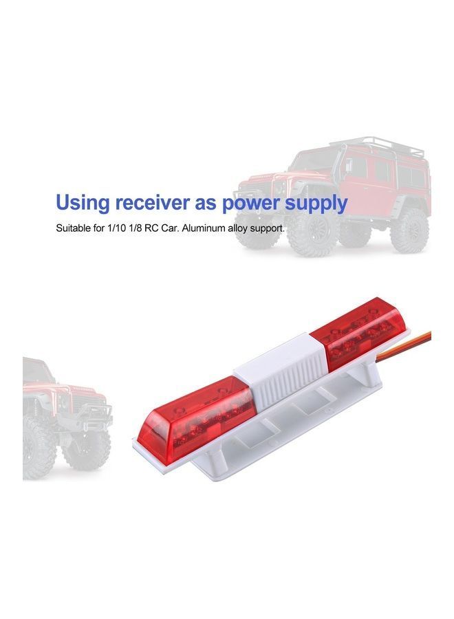 Loquat RC Car Police Alarming Light 12 x 5.5 3cm - Image 4