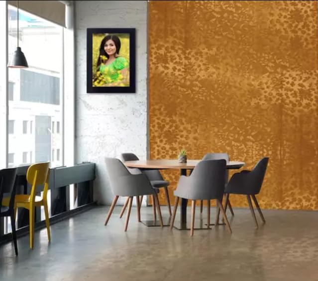 sia SIA VENDORS Kitchen Oil Proof Sticker Wallpaper Backsplash Aluminum foil Oil self-Adhesive Paper Waterproof Heat Resistant Drawer Sticker (12 X 48 Inch, Lotus Gold)  - Image 5