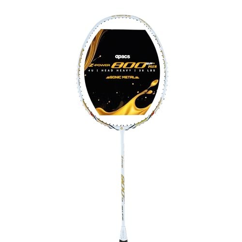Apacs Z-Power 800 RP+ (38 LBS, Unstrung) Made in Vietnam | 4U Head Heavy | Slim Shaft | Japanese High Modulus Graphite | High Tension Badminton Racket with Free Full Cover - Image 5