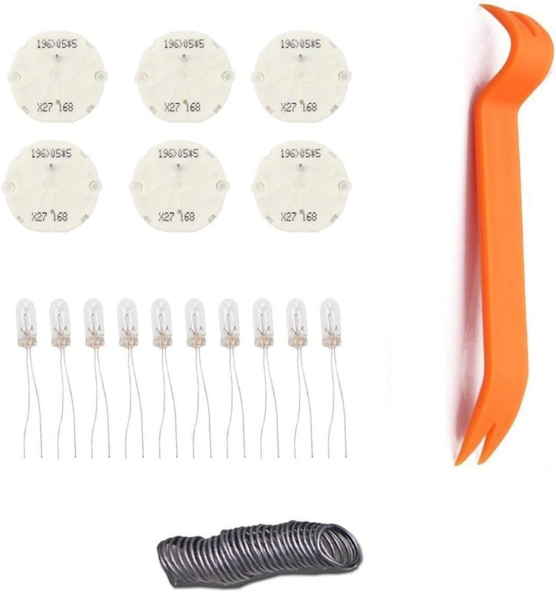 Dr.Roc Instrument Cluster Gauge Stepper Motor Repair Kit X27 168 (6 Motors,10 Backlight Bulbs,1 Remove Tool,Flux Rosin Core Solder) Compatible with Chevy Silverado Tahoe GMC Sierra Yukon - Image 1