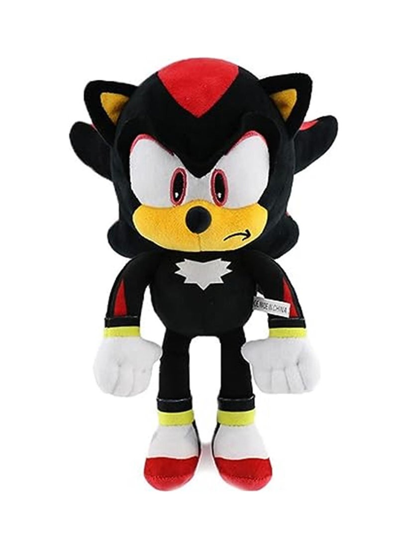 Sonic Plush Toys Sonic The Hedgehog 2 Movie Plush Toy,12 Inch Sonic 2 Toy Figure Series Birthday Gift for Boys Girls (Black Hedgehog) - Image 1