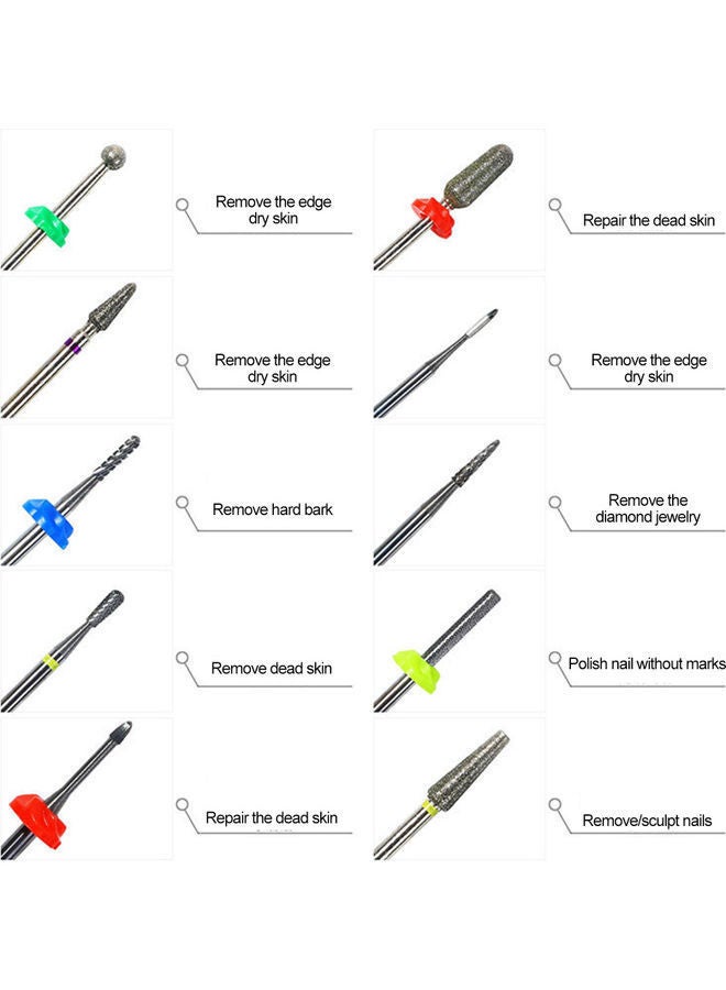 نيبمينينت طقم لقم مثقاب أظافر من 5 قطع متعدد الألوان - Image 5