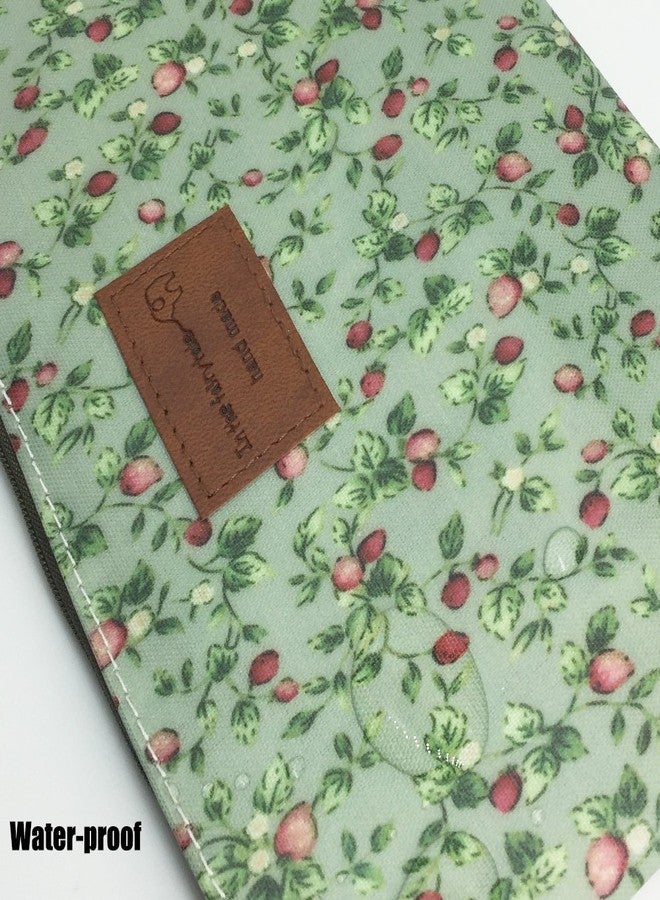 Hunger Green Flowers Make-Up Cosmetic Bag Carry Case, 14 Patterns (P11417017) - Image 3