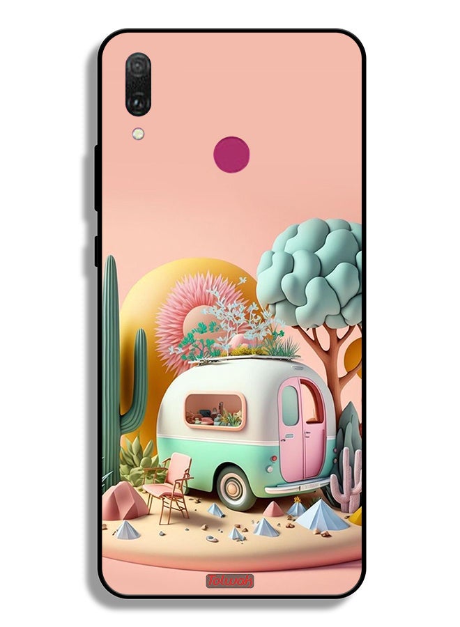 Tolwak Huawei Y9 (2019) Protective Case Cover Senercy Art - Image 2