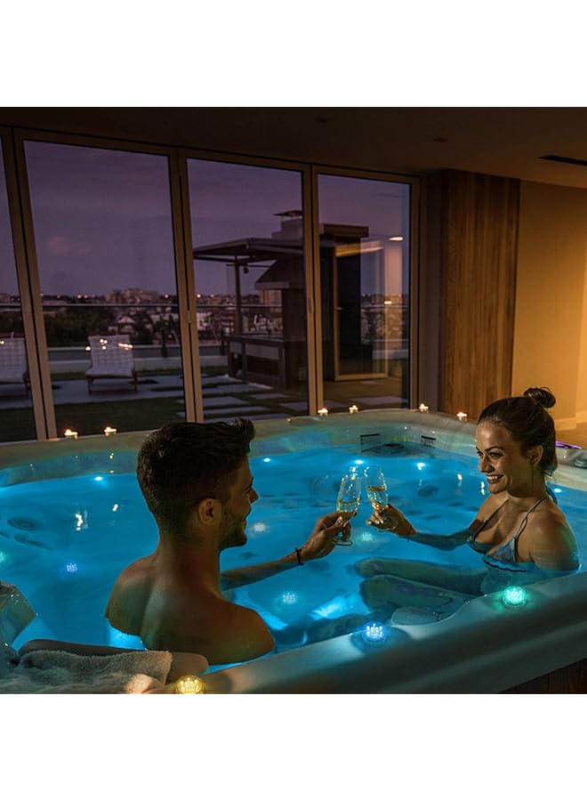 erorex Submersible Led Lights Remote Control Battery Powered Rgb Multi Color Changing Waterproof Light For Pool Vase Base Spa Aquarium Pond Hot Tub Decoration Party Set Of 1 - Image 5