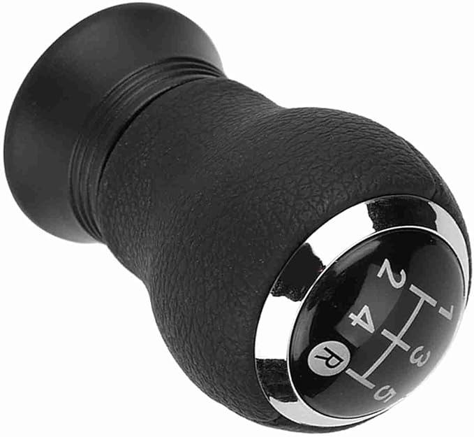 Leather Gear Shift Knob Head For Yaris 2005 2010 ABS PU Material Durable High Reliability - Image 1