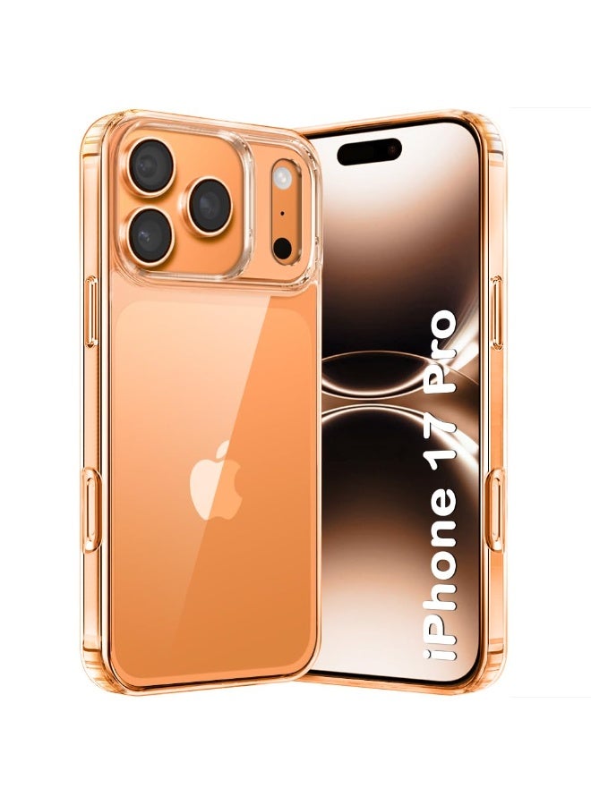 iPhone 17 Pro Clear Case Soft Flexible Silicone TPU Shockproof Transparent Back Cover Case for iPhone 17 Pro - Image 1