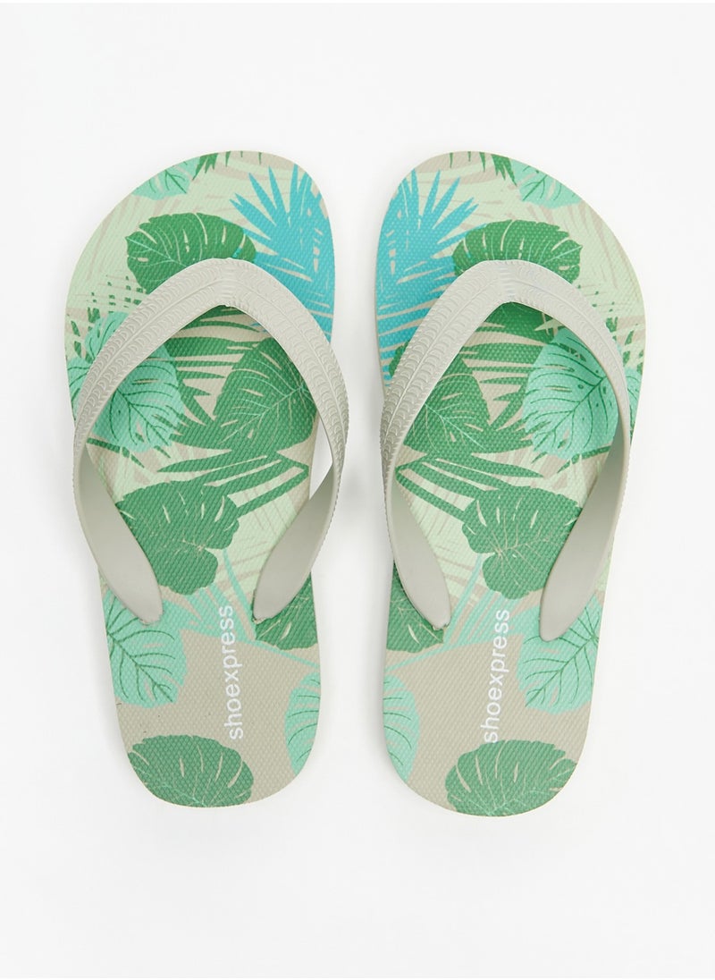 shoexpress - Boys All-Over Print Flip Flops - Image 1
