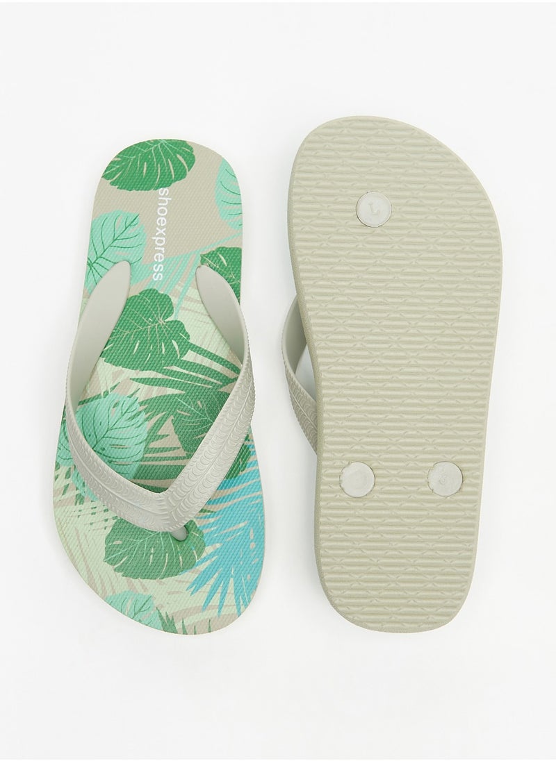 shoexpress - Boys All-Over Print Flip Flops - Image 1