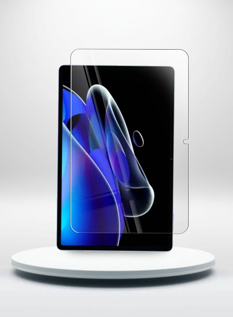 Techie واقي شاشة زجاجي مقوى عالي الدقة لجهاز Realme Pad X 2022 مقاس 10.95 بوصة - مضاد للانعكاس ومضاد للفقاعات وصلابة 9H 0.33 مم وحواف مستديرة وسهولة التركيب - Image 1