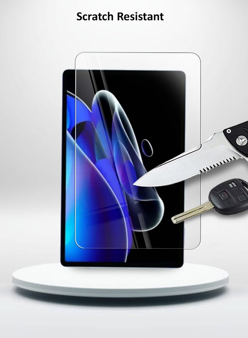 Techie واقي شاشة زجاجي مقوى عالي الدقة لجهاز Realme Pad X 2022 مقاس 10.95 بوصة - مضاد للانعكاس ومضاد للفقاعات وصلابة 9H 0.33 مم وحواف مستديرة وسهولة التركيب - Image 5