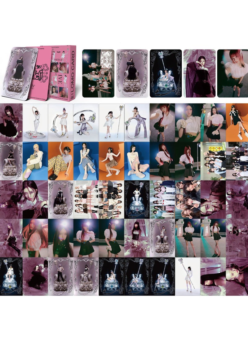 NIBEMINENT 55 Pcs Kpop IVE SWITCH Lomo Cards Card For Fans Collection Gifts - Image 1