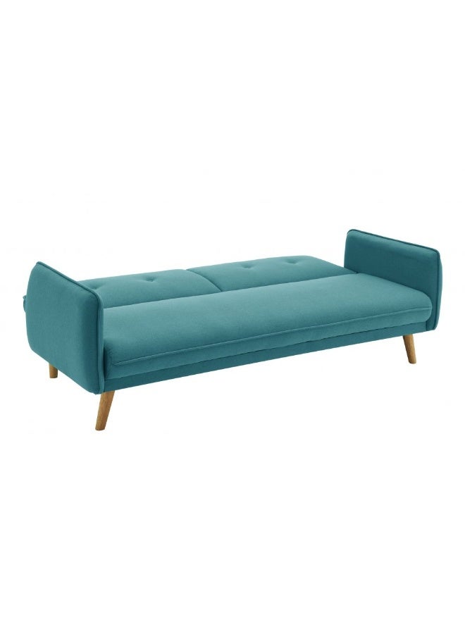 DANUBE HOME أريكة سرير زيبوا 3 مقاعد | أريكة قابلة للتحويل للنوم | أثاث غرفة المعيشة المريح L188xW85xH80cm - أزرق - Image 3