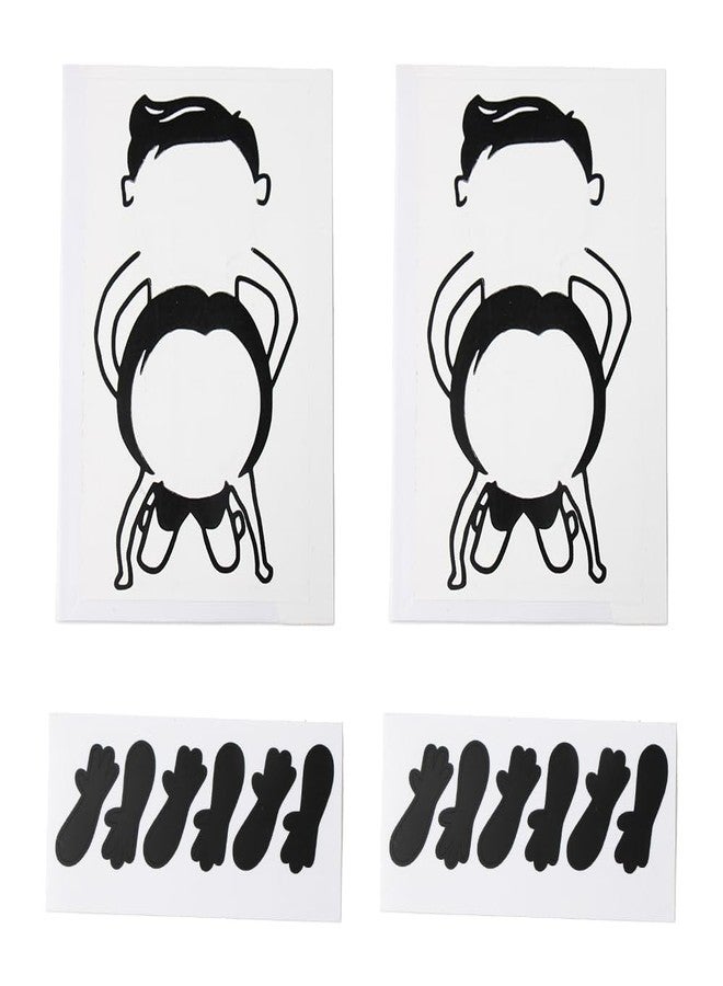 Ximimark 4 pcs Funny Vinyl Sticker Decal Cute Wall Art, Hand Socket Decals, Humorous and Funny Decals, Home Decoration - Image 1