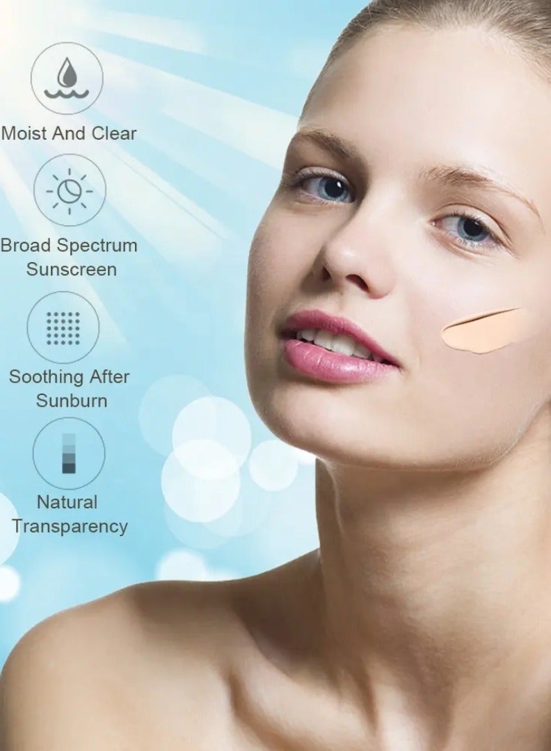 GUANJING Sunscreen Lotion Vitamin E and Retinol Moisturize Brighten Sunscreen Lotion Nourish Hydrate Sun Protection Retinol Cream SPF 90 Sunscreen Foundation Tinted whitening Sunscreen Lotion - Image 4