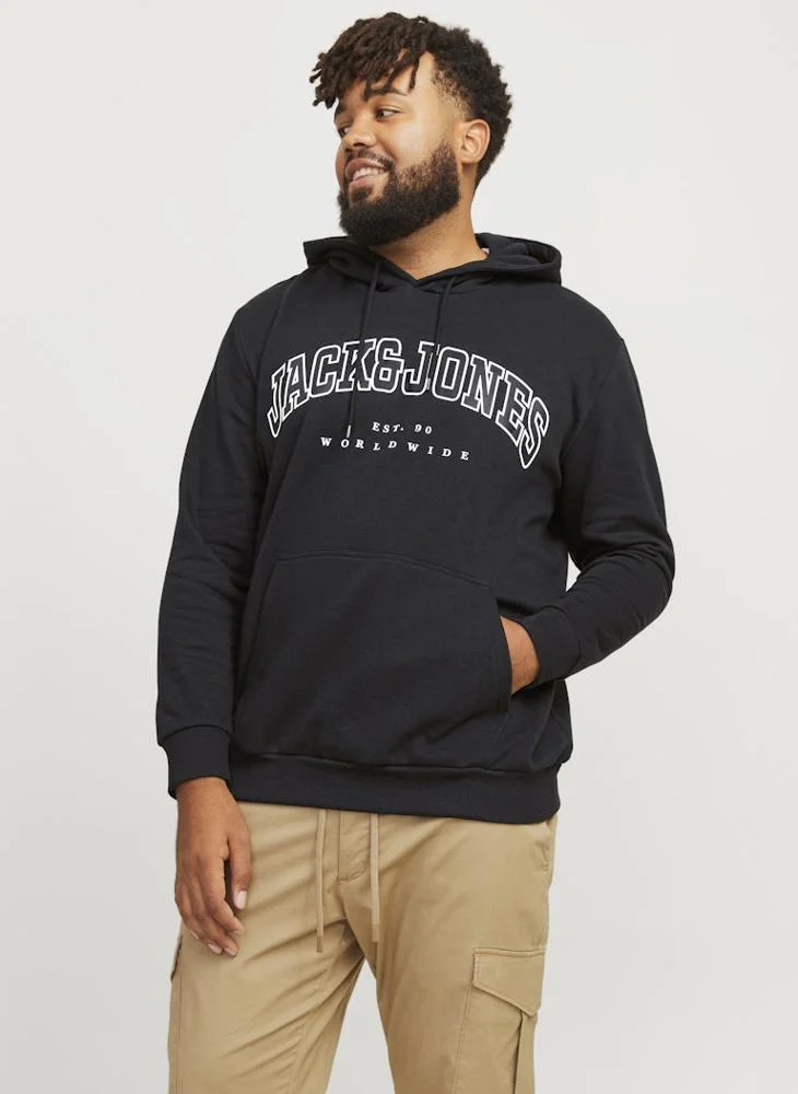 JACK & JONES Plus Size Pullover Hoodie