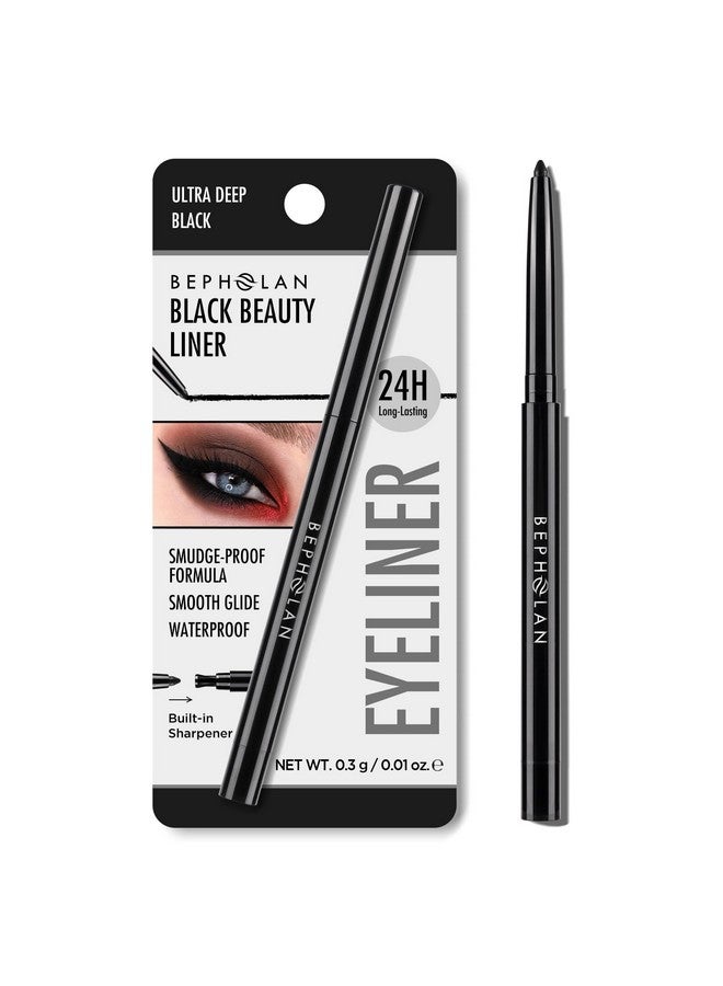 BEPHOLAN Black Eyeliner Pencilswaterproof Gel Eyeliner Pencil Black Waterline Eye Liner Pen For Women Waterproof Smudge Proof Longlasting (Black) - Image 1