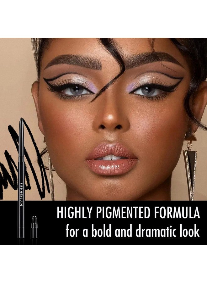BEPHOLAN Black Eyeliner Pencilswaterproof Gel Eyeliner Pencil Black Waterline Eye Liner Pen For Women Waterproof Smudge Proof Longlasting (Black) - Image 5
