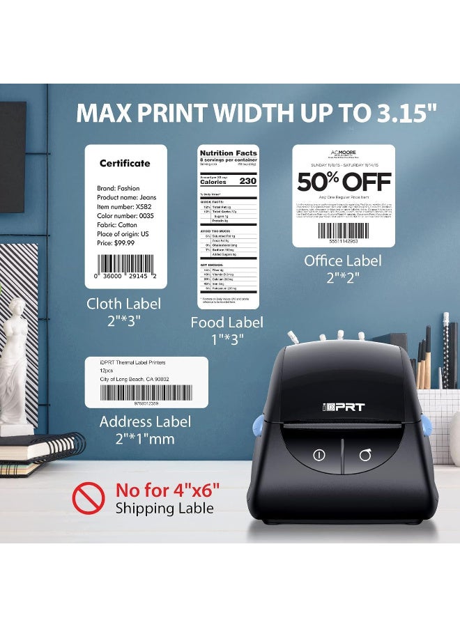 HPRT LPQ58 LABEL PRINTER BLACK COLOR - Image 3