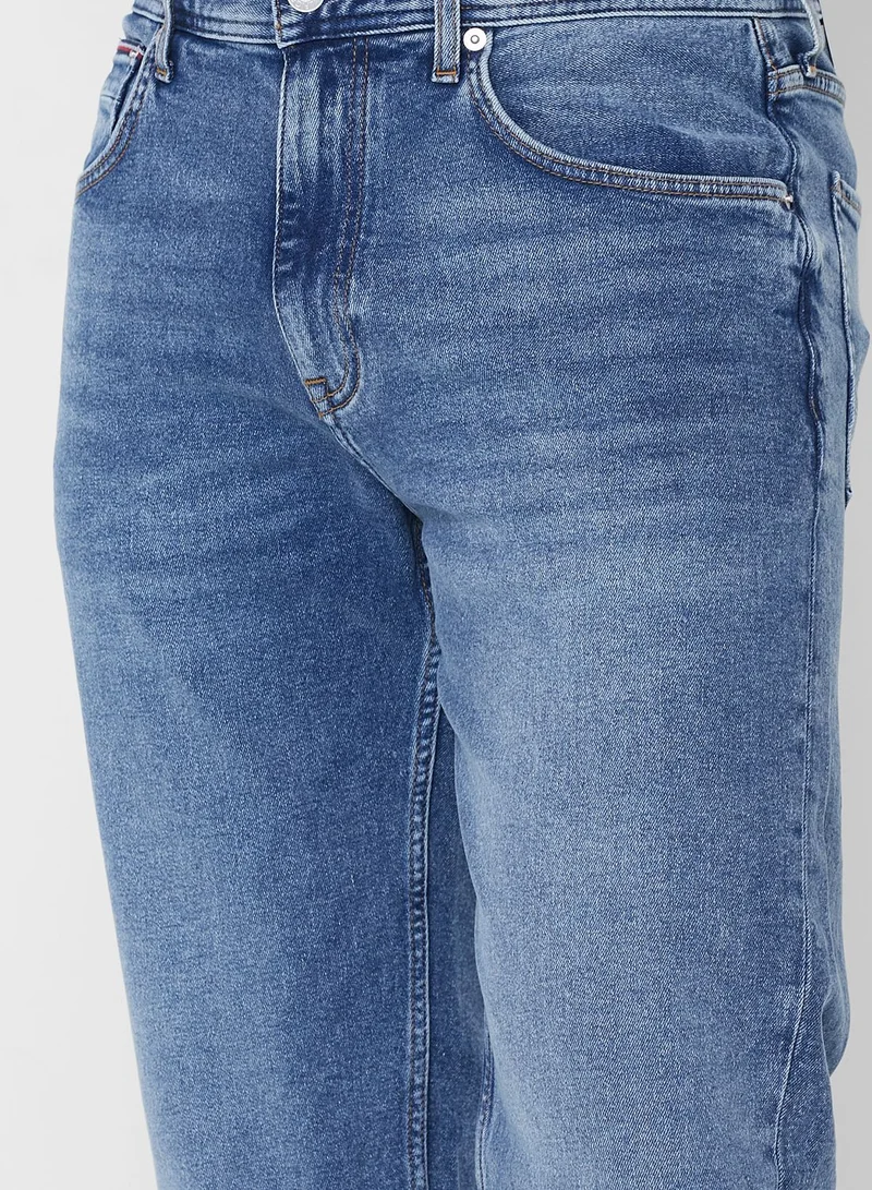 TOMMY HILFIGER Light Wash Tapered Fit Jeans