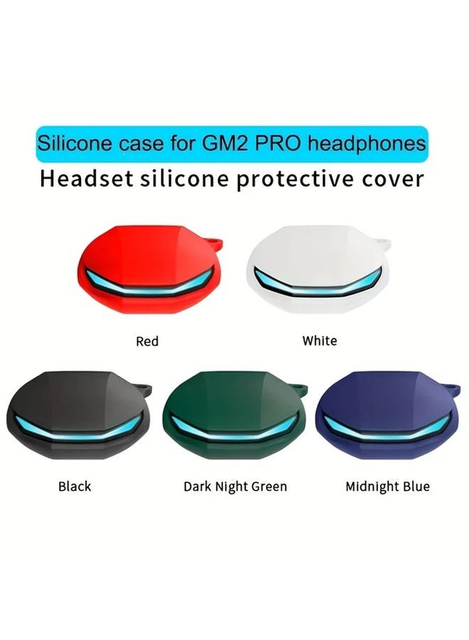 غطاسة سماعات GM2 PRO باللون الأخضر الداكن مع غطاء مقاوم للصدمات ومضاد للغبار تتضمن خطاف مجاني - Image 4