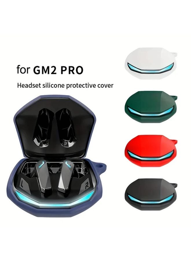 غطاسة سماعات GM2 PRO باللون الأخضر الداكن مع غطاء مقاوم للصدمات ومضاد للغبار تتضمن خطاف مجاني - Image 2