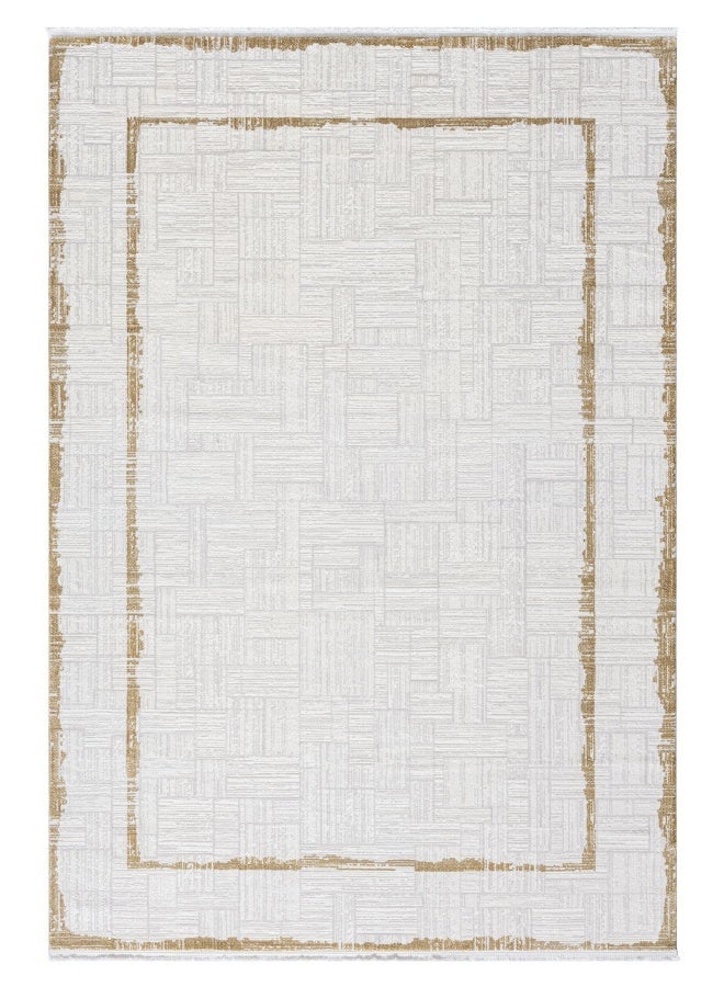 Koza Home Koza Hali Koza Premium Lara Gold Carpet A0250D Living Room Sitting Room Bedroom Corridor Machine Carpet 120 x 180 - Image 2