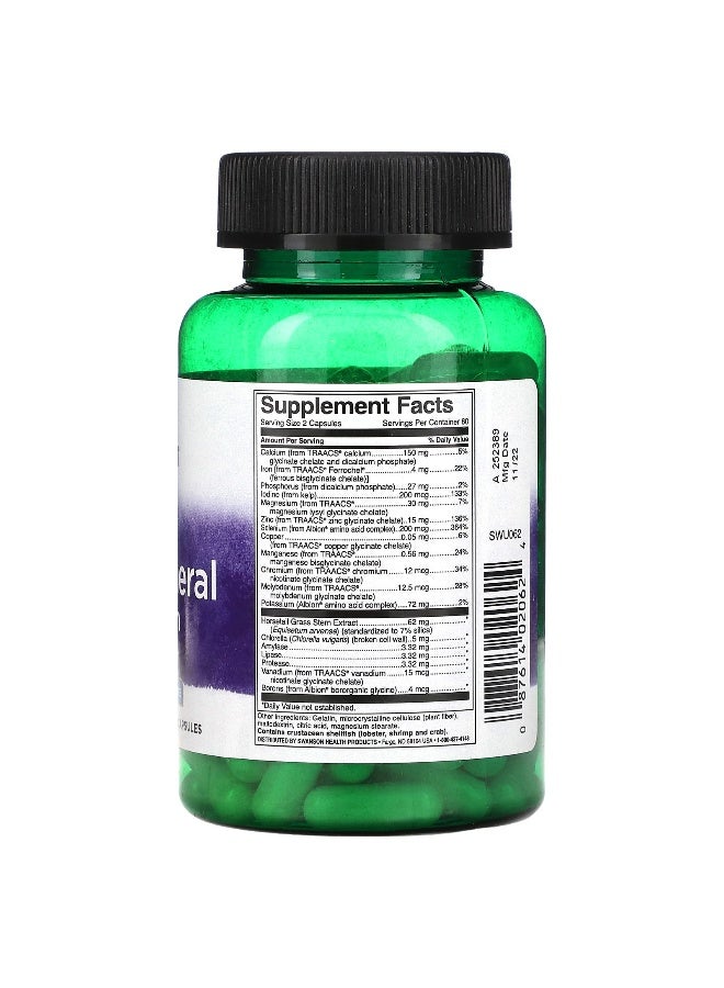 Swanson, Albion Multi-Mineral with Iron, 120 Capsules - Image 2