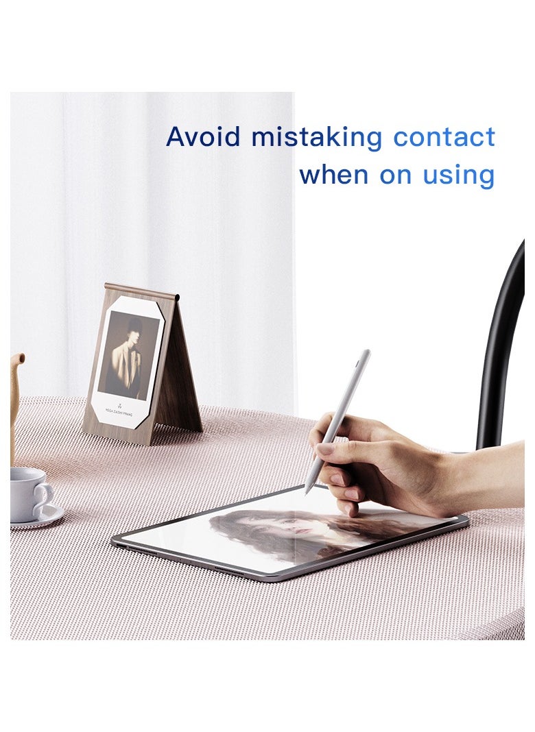 Yesido ST10 IPad Active Stylus Pen Aluminum IPad Productivity Touch Capacitive Pen For Ipad White  - Image 4