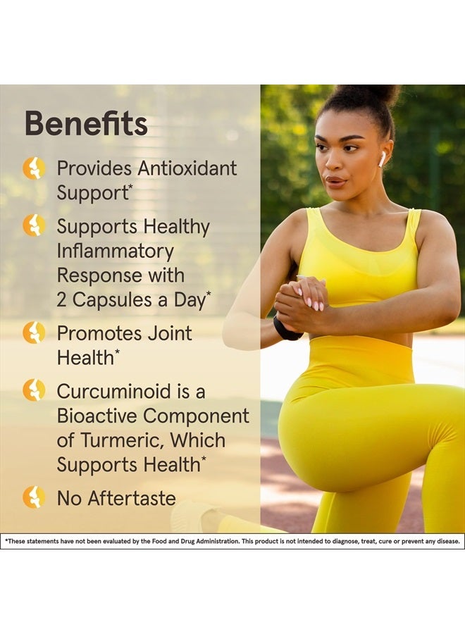Jarrow Formulas Curcumin 95 500 mg,Turmeric Curcumin Extract for Antioxidant Support, Bone and Joint Support Dietary Supplement,120 Veggie Capsules,Up to 120 Servings, Pack of 12 - Image 4