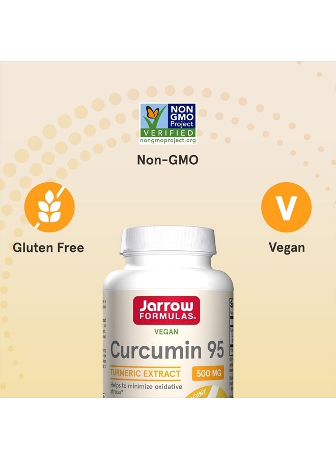 Jarrow Formulas Curcumin 95 500 mg,Turmeric Curcumin Extract for Antioxidant Support, Bone and Joint Support Dietary Supplement,120 Veggie Capsules,Up to 120 Servings, Pack of 12 - Image 5