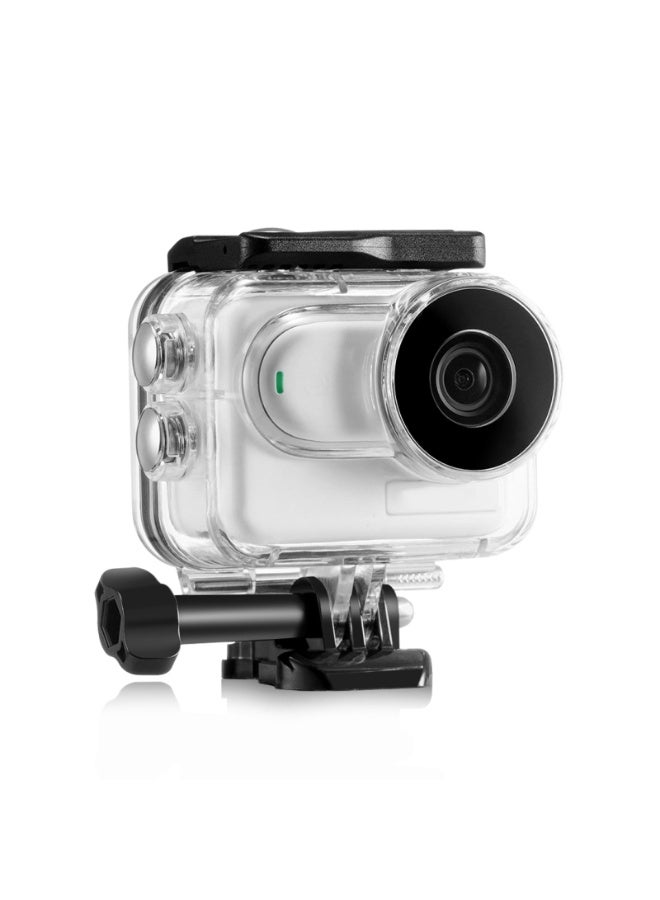 بولوز حافظة مقاومة للماء حتى عمق 60 مترًا لجهاز Insta360 GO 3 مع قاعدة محول ومسمار (شفافة) - Image 2