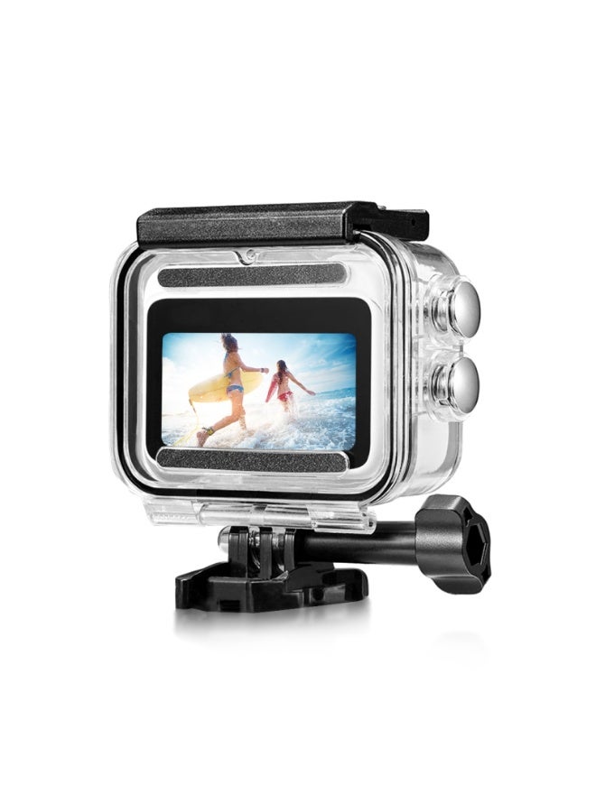 بولوز حافظة مقاومة للماء حتى عمق 60 مترًا لجهاز Insta360 GO 3 مع قاعدة محول ومسمار (شفافة) - Image 3