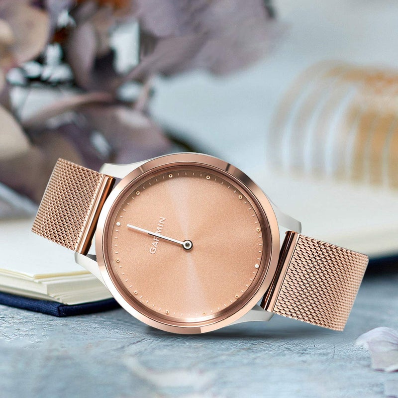 TRUMiRR For Garmin Vivomove HR/Vivoactive 6 5 3 Watchband Women Men, Mesh Stainless Steel Watch Band for Garmin Venu Sq 2 / Forerunner 570 42mm / Vivomove 3 Luxe Style Trend - Image 4