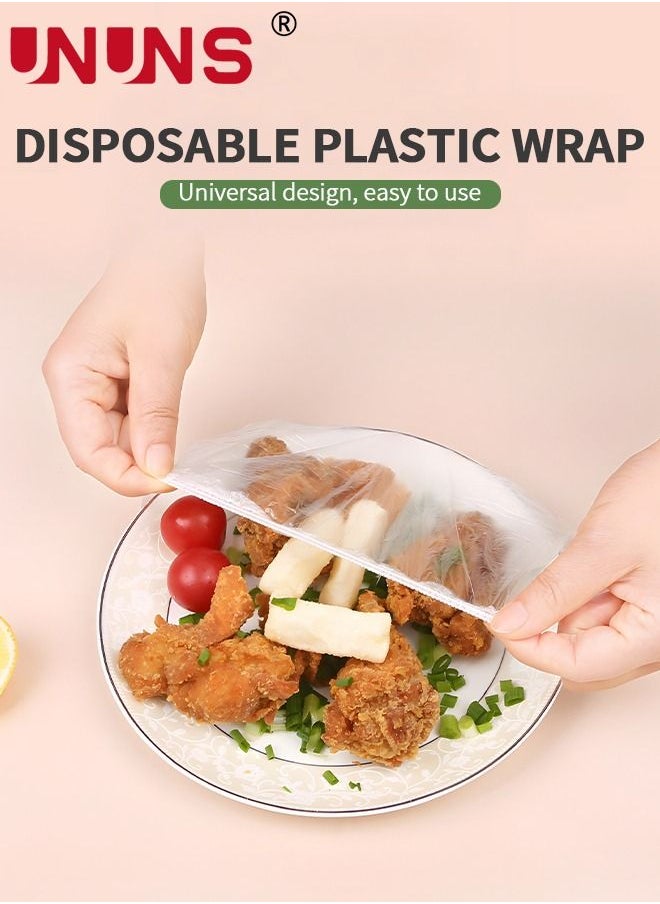 UNUNS 300 Pcs Fresh Keeping Bags,Reusable Elastic Food Storage Covers,Elastic Stretch Adjustable Bowl Lids,Universal Kitchen Wrap Seal Caps For Leftover,Meal Prep And Fruits  - Image 2