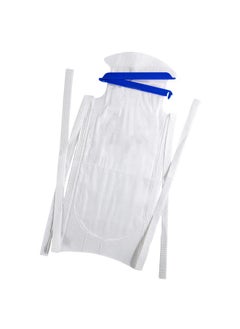Vakly Refillable Ice Bags with Clamp Closure [Pack of 5] Large, 6-1/2 x 14 - Reusable Easy Filling Hospital Icepack with Soft Outer Covering and Leak Resistant Inner Layer + Vakly First Aid Kit Guide (5)  - Image 4