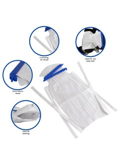 Vakly Refillable Ice Bags with Clamp Closure [Pack of 5] Large, 6-1/2 x 14 - Reusable Easy Filling Hospital Icepack with Soft Outer Covering and Leak Resistant Inner Layer + Vakly First Aid Kit Guide (5)  - Image 2