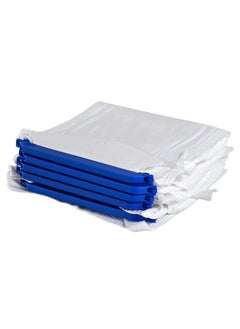 Vakly Refillable Ice Bags with Clamp Closure [Pack of 5] Large, 6-1/2 x 14 - Reusable Easy Filling Hospital Icepack with Soft Outer Covering and Leak Resistant Inner Layer + Vakly First Aid Kit Guide (5)  - Image 5