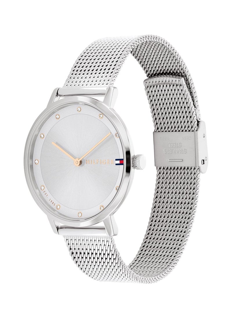 TOMMY HILFIGER ساعة يد نسائية من الستانلس ستيل بعقارب دائرية الشكل 1782665 - 35 ملم  - Image 1