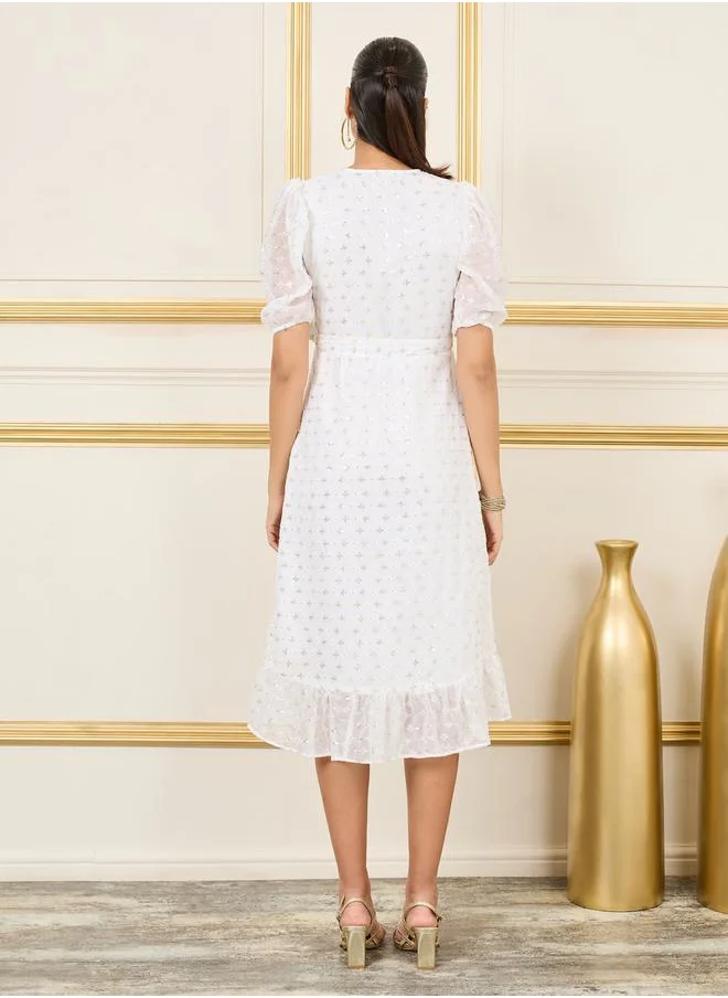 ستايلي Floral Chiffon Dress