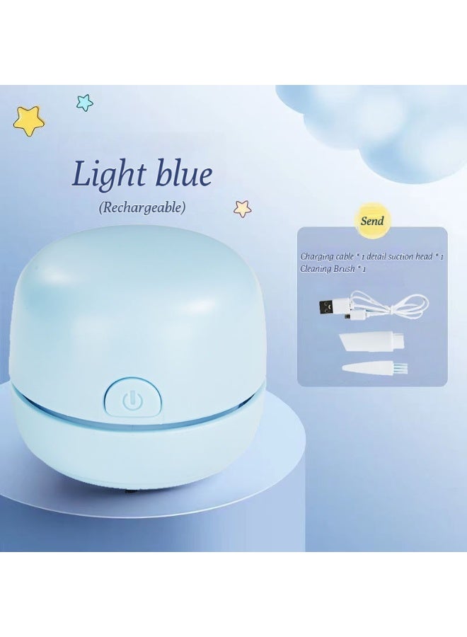 Electric desktop vacuum cleaner for removing dust and cleaning keyboards.    Miniature, compact and portable desktop cleaner.  - Image 1